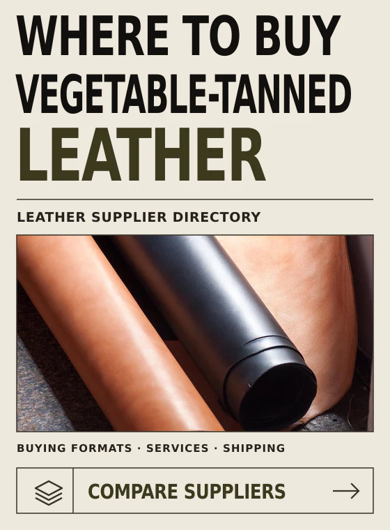 Where to buy vegetable-tanned leather — compare suppliers