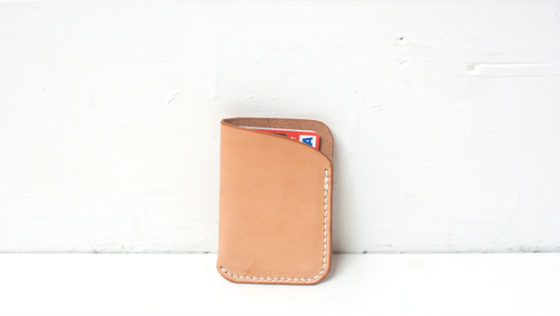 Making a Slim Leather Card Wallet