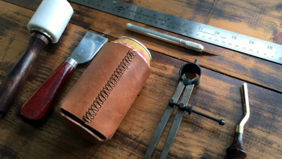 Make a Leather Beer Koozie - Free PDF Template