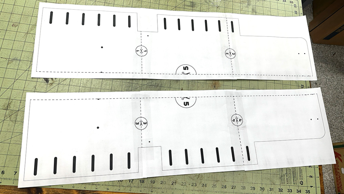 Laced satchel pdf template instructions step 1