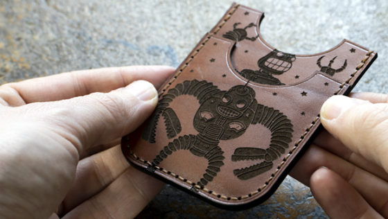 Free SVG - Laser Cut Card Wallet