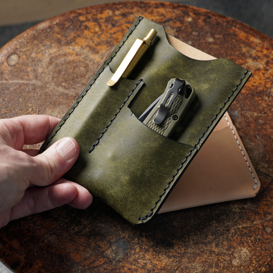 Pocket Notebook Organizer Leather Template Set